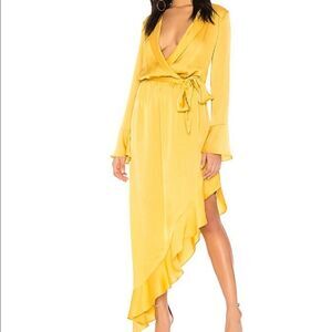 THE JETSET DIARIES RARE Topaz Maxi Dress in Gold